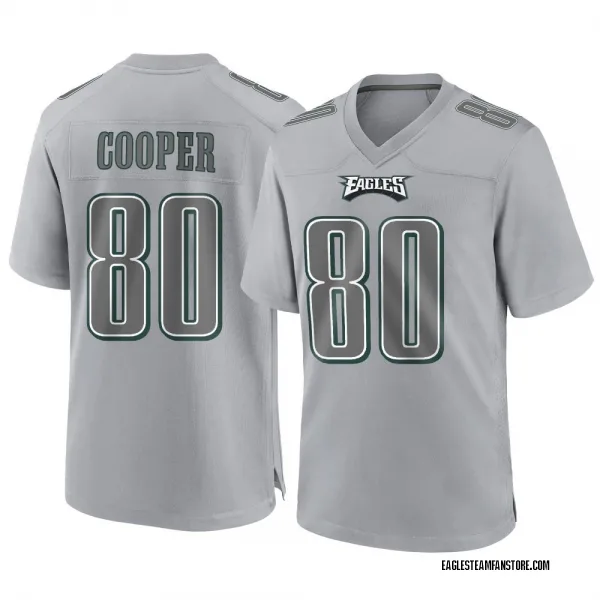 Men's Darius Cooper Philadelphia Eagles Game Gray Atmosphere Fashion Jersey