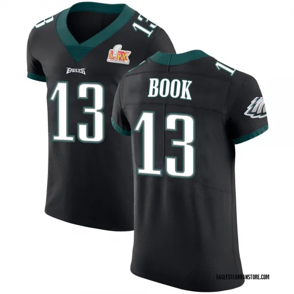 Men's Ian Book Philadelphia Eagles Elite Black Alternate Vapor Untouchable Super Bowl LIX Jersey