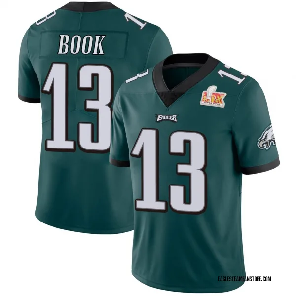 Men's Ian Book Philadelphia Eagles Limited Green Midnight Team Color Vapor Untouchable Super Bowl LIX Jersey