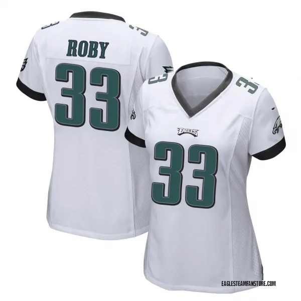 Women's Bradley Roby Philadelphia Eagles Game White Jersey