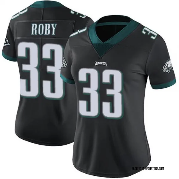Women's Bradley Roby Philadelphia Eagles Limited Black Alternate Vapor Untouchable Jersey