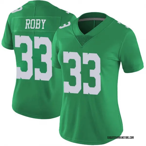 Women's Bradley Roby Philadelphia Eagles Limited Green Vapor Untouchable Jersey