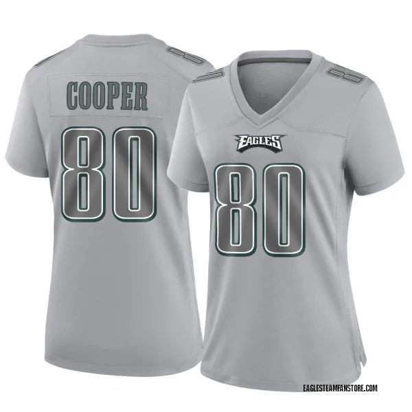 Women's Darius Cooper Philadelphia Eagles Game Gray Atmosphere Fashion Jersey