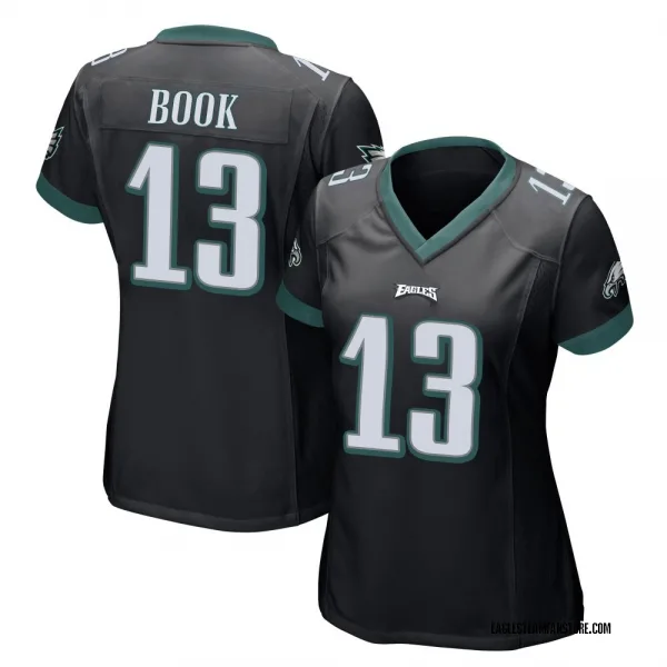 Women's Ian Book Philadelphia Eagles Game Black Alternate Jersey