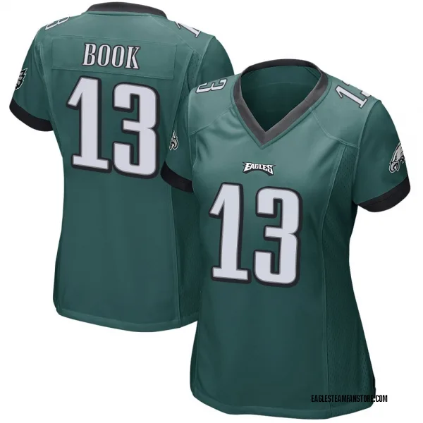 Women's Ian Book Philadelphia Eagles Game Green Team Color Jersey