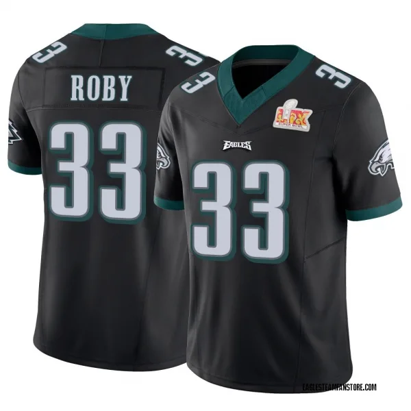 Youth Bradley Roby Philadelphia Eagles Limited Black Vapor F.U.S.E. Super Bowl LIX Jersey