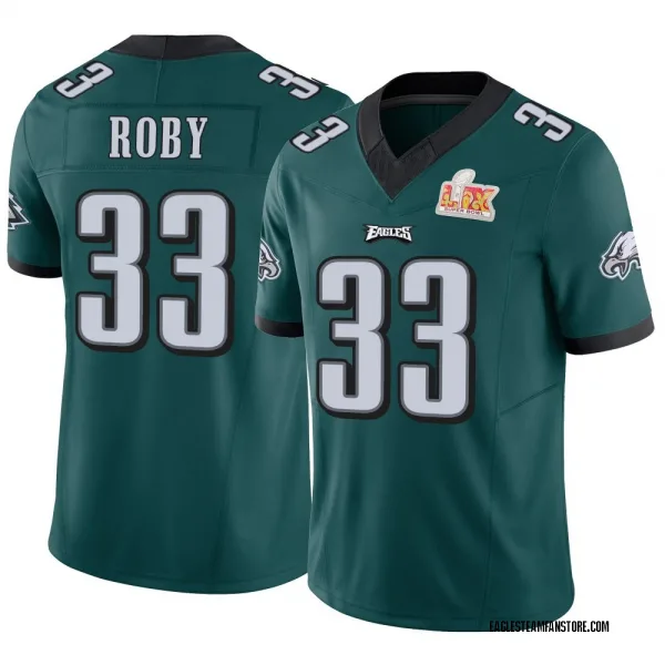 Youth Bradley Roby Philadelphia Eagles Limited Green Vapor F.U.S.E. Super Bowl LIX Jersey