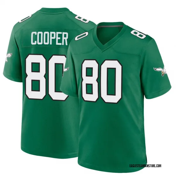 Youth Darius Cooper Philadelphia Eagles Game Green Kelly Alternate Jersey
