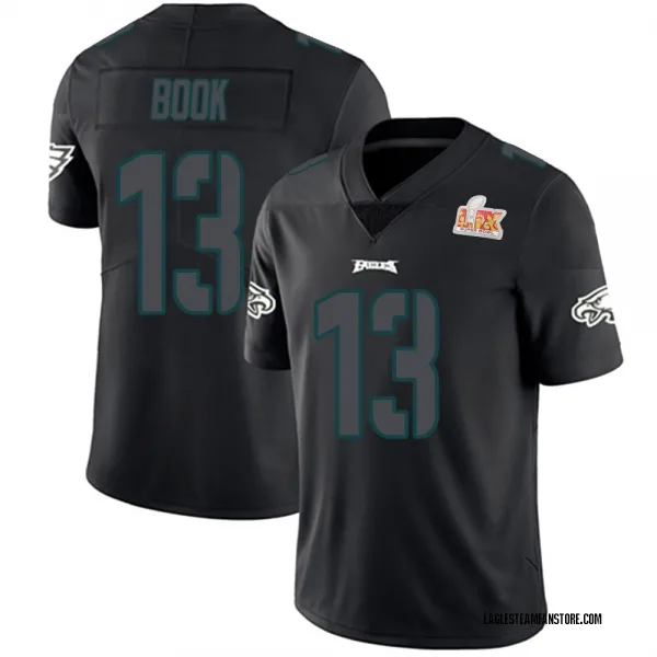 Youth Ian Book Philadelphia Eagles Limited Black Impact Super Bowl LIX Jersey